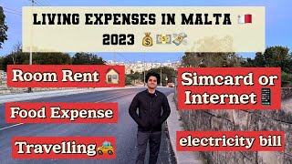 Living expenses in malta 🇲🇹 2023!!@mohitkamalvlogs