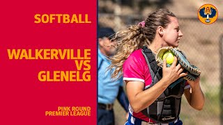 Softball | Walkerville vs Glenelg | Pink Round | Premier League