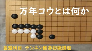 【万年コウとは何か】デンエン囲碁初級講座　第52回　恩田烈彦