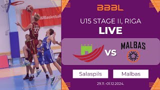 Salaspils 2010 vs Malbas BBC 2010 | BBBL Boys U15