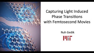 Capturing light induced phase transitions with femtosecond movies