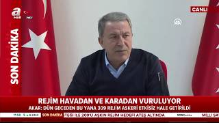 Milli Savunma Bakanı Hulusi Akar'dan Flaş İdlib Ve Rusya Açıklamaları! / A Haber | A Haber