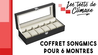 Test d'un coffret à montres Songmics