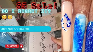 Makartt $5 sale 🛍🛍 | Polygel Application | Gel Nails