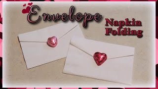 Envelope Napkin Folding