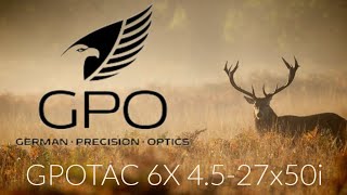 GPO Optics GPOTAC Spectra 6X 4.5-27x50i unboxing and introduction