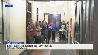 Jackson County taxpayers rush to beat deadline