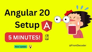 Angular 20 Setup in 5 MINUTES! (The FASTEST New CLI Guide)