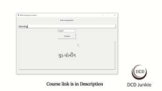 How to make Multi Language Translator App in Python with Tkinter