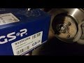 MITSUBISHI COLT front wheel bearing replacement  / found cheaper