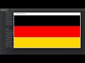 The german flag | Die deutsche Flagge |Python