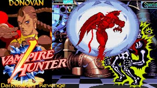 Night Warriors: Darkstalkers' Revenge DONOVAN BAIN  (1995 Arcade)  4K 60fps