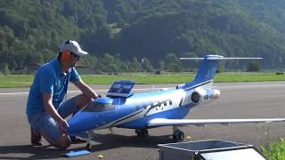 FIRST RC PILATUS PC-24 RC TURBINE MODEL BUSSINES JET