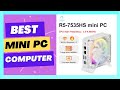 GenMachine AMD Ryzen 5 7535HS Light MINI PC Windows 11 Pro 8Cores DDR5 4800Mhz