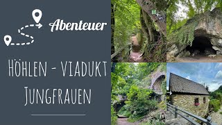 Höhlen 🪨, Jungfrauen 👰🏻♀️ + leckere Kuchen 🍰 - 8km - Rundweg Hönnetal, Feldhofhöhle, Viadukt