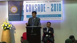 Rev.Vanlalzuata at DMPC Crusade 31st August, 2018