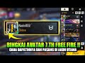 CARA DAPAT BINGKAI AVATAR 7TH ANNIVERSARY FREE FIRE DAN CARA PASANG DI AKUN UTAMA