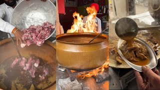 काले बकरे की देसी तड़के वाली मटन करी | This man is a Legend 🫡 #streetfood #muttoncurry #indianfood