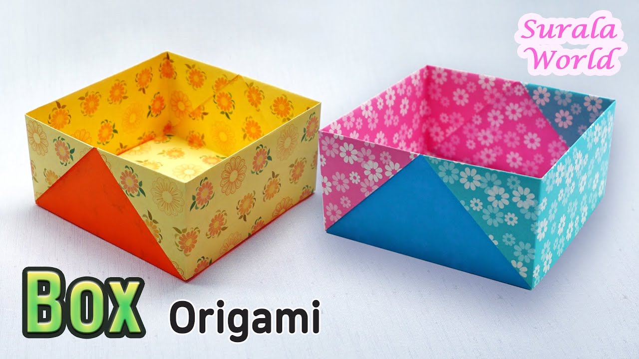 Origami Box One Paper At Ryan Thomas Blog