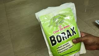 Essential Borax Powder, 100% Pure for Whitening \u0026 Cleaning and Slime (900 gm)