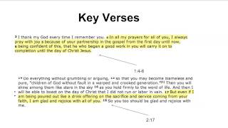 How to Find and Decide on the Key Verse of Philippians