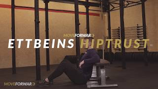 Hip-thrust med ett bein, slik gjør du det riktig! #Moveforward