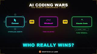Cursor vs Windsurf vs Claude Code — The HONEST Comparison 2026