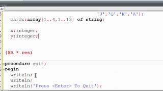 Free Pascal Program Tutorial 21 - 2 Dimensional Arrays - Matrix - Lazarus