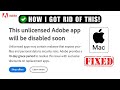 How to Fix Expired and Unlicensed Adobe Photoshop Error on MacBook 2024