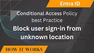 Block user sign-in from unknown location | Conditional Access