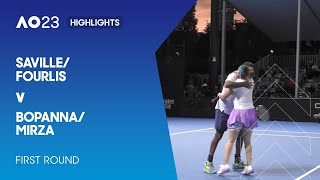 Saville/Fourlis v Bopanna/Mirza Highlights | Australian Open 2023 First Round
