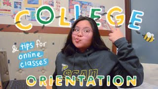 Freshman orientation vlog + tips for online classes | SCAD