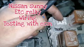 Nissan sunny  fix code p1124 Etc motor pwr