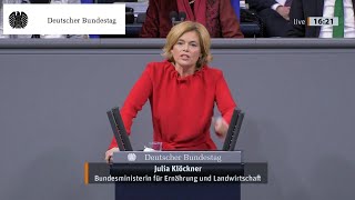 Bundestag: Plenum stimmt für 7,68 Milliarden Euro hohen Agraretat