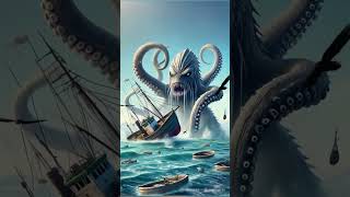 Giant squid, sea monster 😲😲