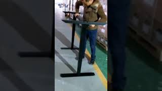 Hydraulic table frame