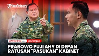 Saat Prabowo Subianto Puji AHY di Hadapan Ratusan 