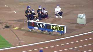 【第91回日本インカレ】 男子800m準決勝3組