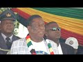 Mnangagwa Calls For An End To Western Sanctions