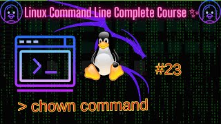 chown command explained // Master Linux Command line #23 #linux