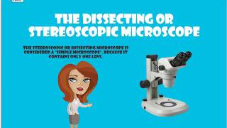Microscopy - Dissecting Microscopes, Compound Microscopes and Electron microscopes.