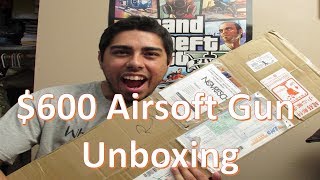 $600 Airsoft Gun Unboxing l Novritsch SSG24 Spring Bolt Action Rifle l