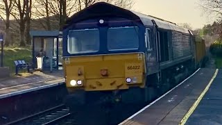 Aggregate Freight Train 6E73 Shap Summit Quarry to Doncaster Up Decoy DRS 66422 Rishton