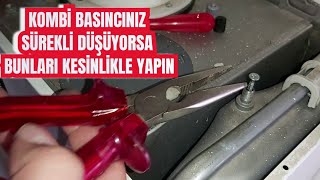 Kombi basıncı neden düşer