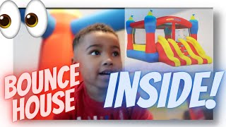 We Put a Bounce House inside The House 😱