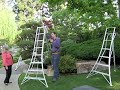 hasegawa tripod ladder specs and features demonstration