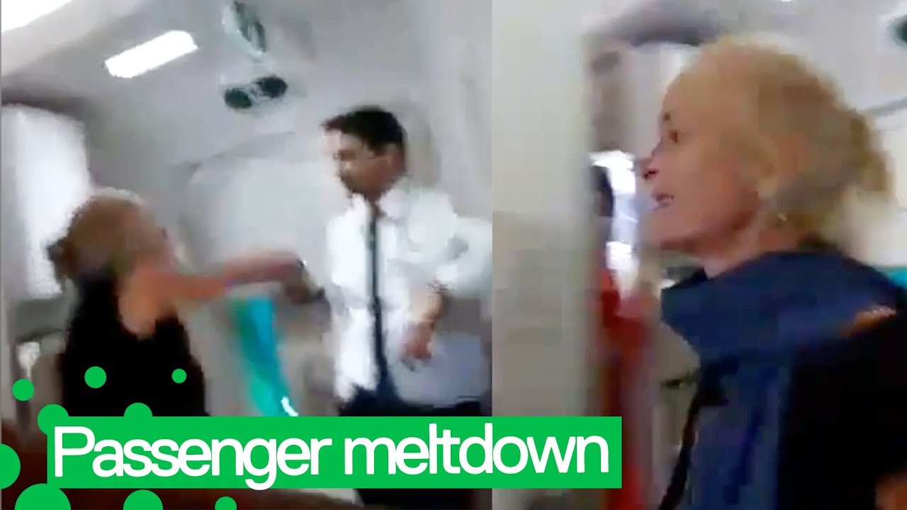 Drunk Passenger Goes Crazy On Air India Flight - YouTube