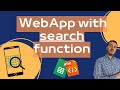 Create a Dynamic SEARCHABLE Web App from Google SHEETS Data with Apps Script 🚀