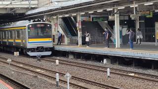 回8899M OM出場回送 205系1100番台T15編成 大宮駅 発車シーン