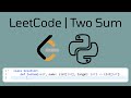 LeetCode Two Sum Solution Explained | Python